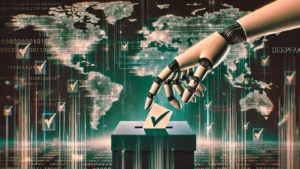 Read more about the article AI AND ELECTIONS: CAN DEMOCRACY SURVIVE DEEPFAKES?