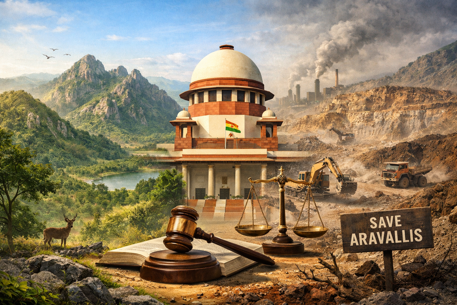 Read more about the article Supreme Court’s Intervention on the Aravalli Hills: Reassessing Environmental Protection and Judicial Caution