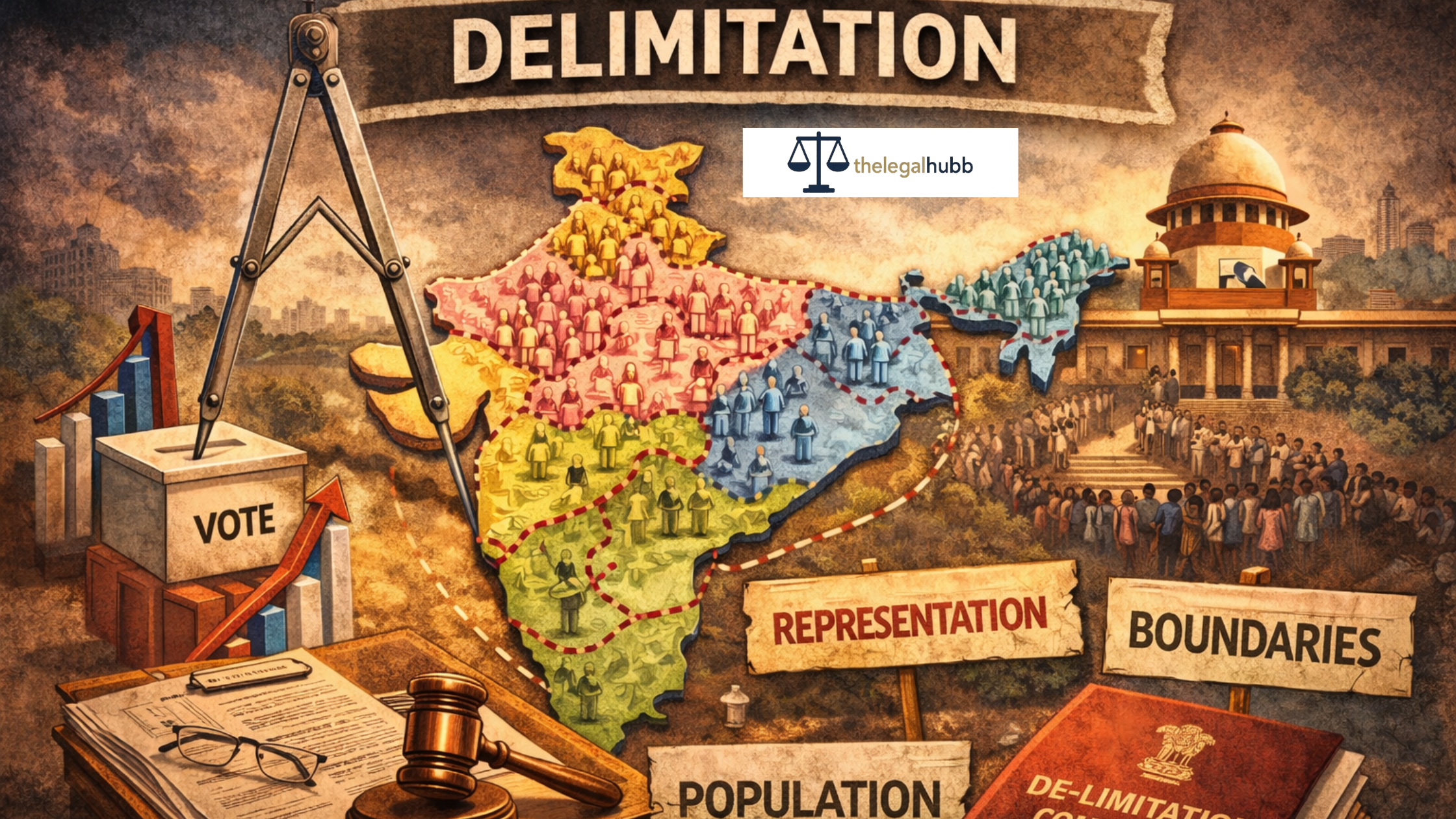 Read more about the article Redrawing India: Delimitation, Women’s Reservation, and the Politics of a Changing Republic
