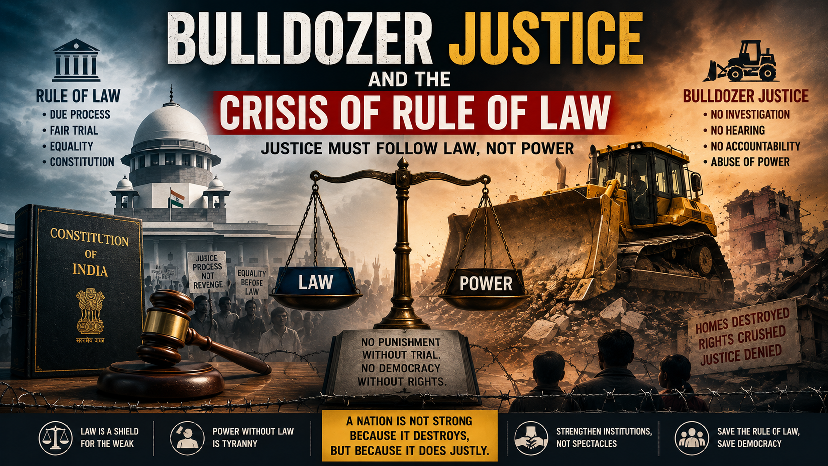 Read more about the article Bulldozer Justice and the Crisis of Rule of Law