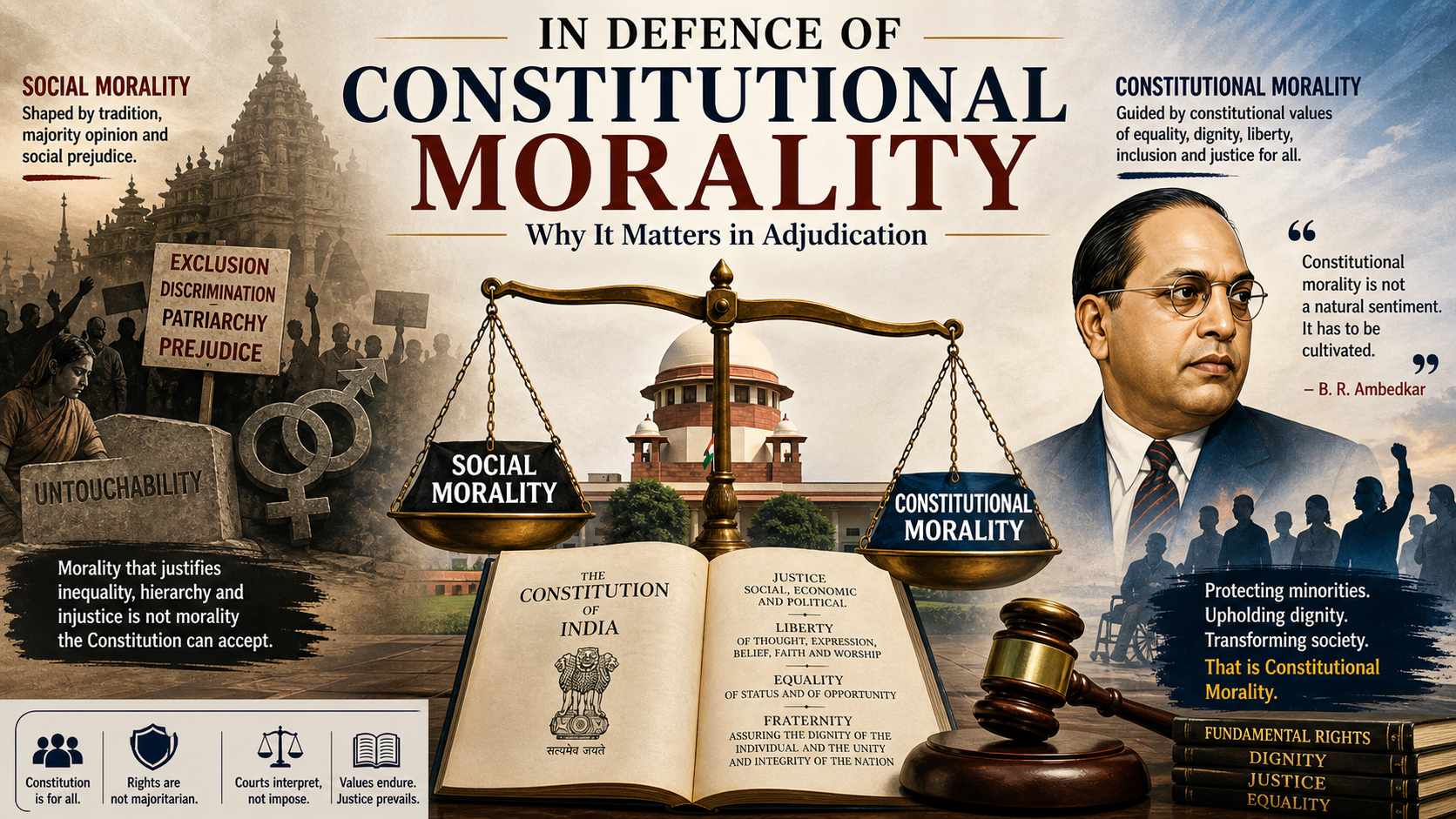 Read more about the article In Defence of Constitutional Morality: Why It Matters in Adjudication