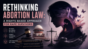 Read more about the article Rethinking Abortion Law: A Rights-Based Approach for Rape Survivors