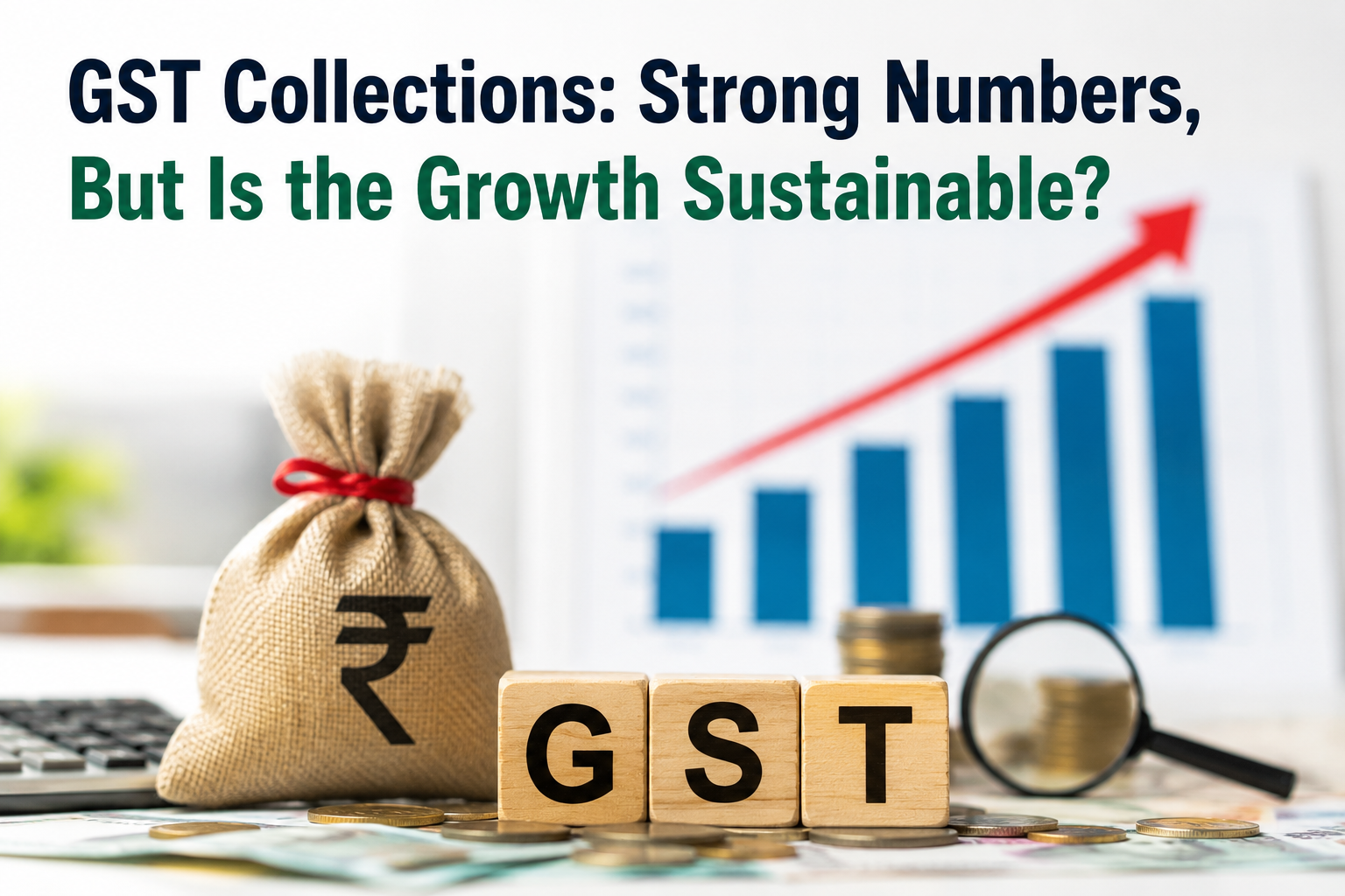 Read more about the article GST Collections: Strong Numbers, But Is the Growth Sustainable