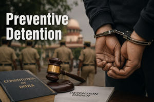 Preventive Detention in India: Balancing National Security and Personal Liberty